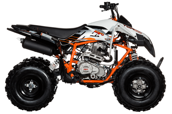 Квадроцикл KAYO A200 (белый пластик) pitbikemarket.ru