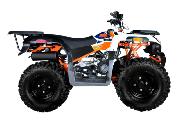 Квадроцикл KAYO AU180 (белый пластик) pitbikemarket.ru