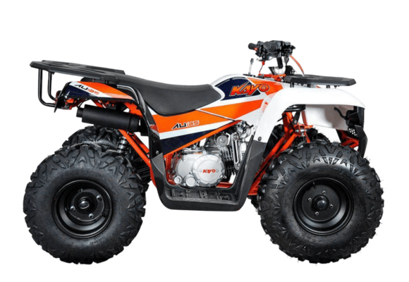 Квадроцикл KAYO AU125 (белый пластик) (Без ПСМ) pitbikemarket.ru