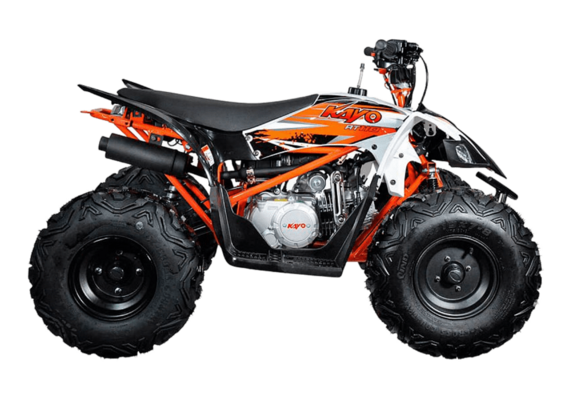 Квадроцикл KAYO AT110 (белый пластик) (Без ПСМ) pitbikemarket.ru