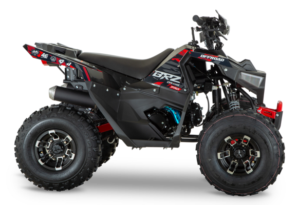 Квадроцикл детский BRZ Drake 125 Pro Черно-красный pitbikemarket.ru